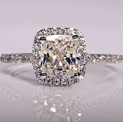 White Gold Bridal Ring Set – Engagement Style, Any Occasion