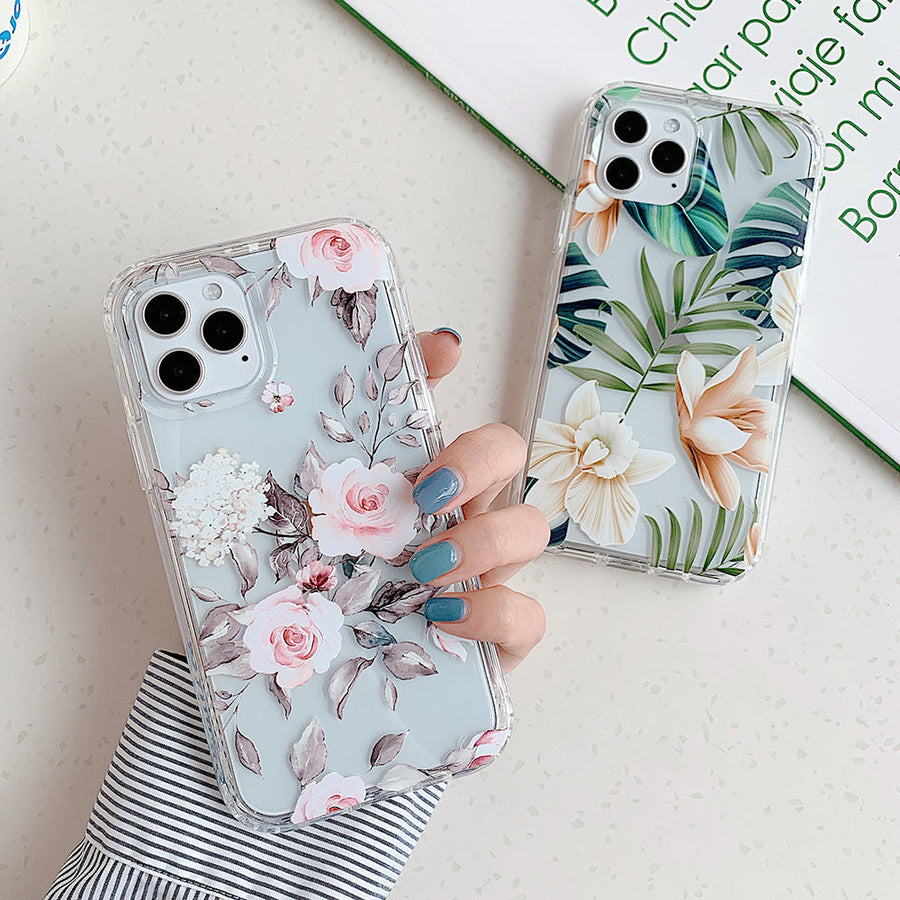 Banana Leaf Floral iPhone Case – Tropical Watercolor Print