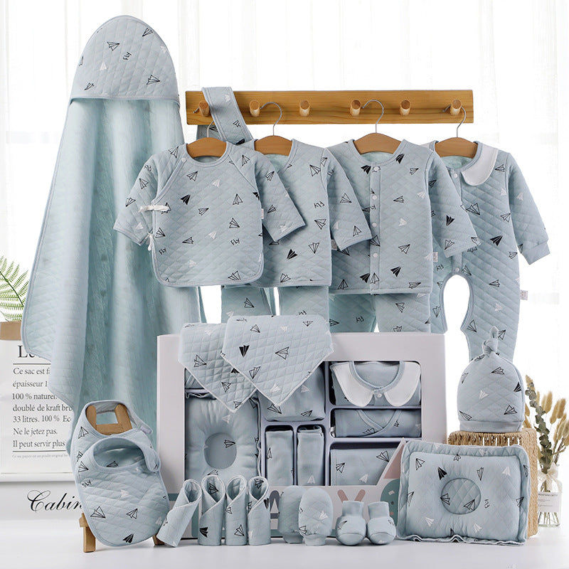 Baby Cotton Clothes Gift Box - A 22pink thick - detail close-up
