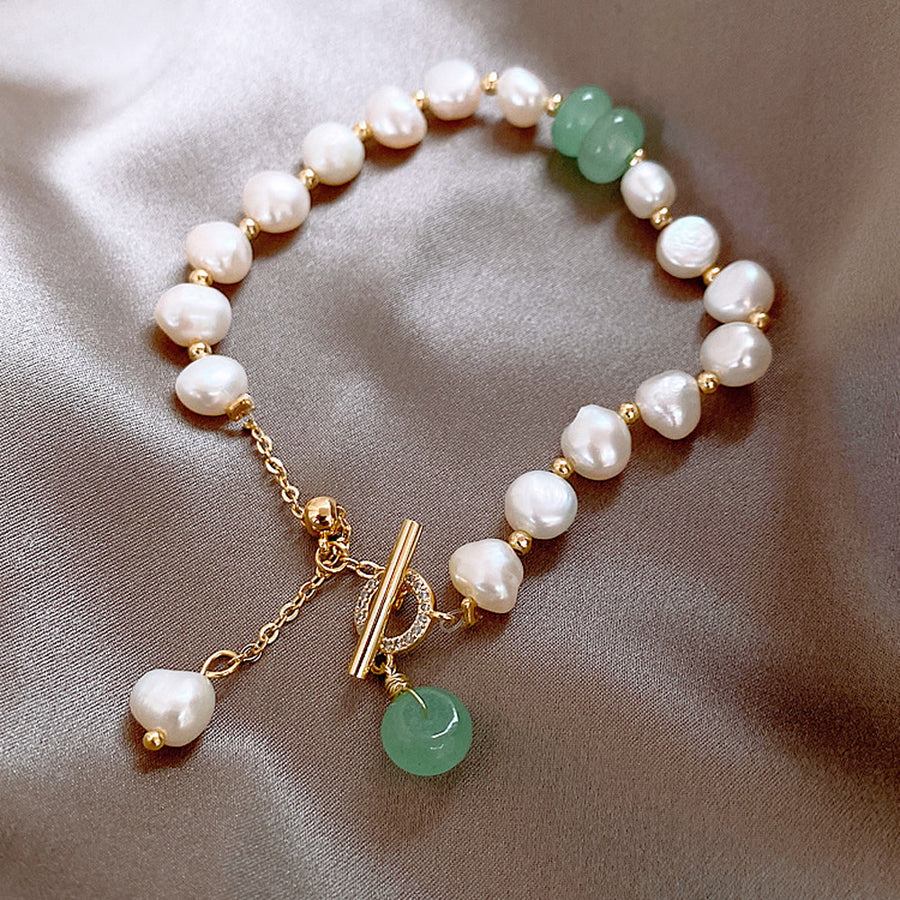 Genuine Freshwater Pearl Bracelet – Adjustable Clasp