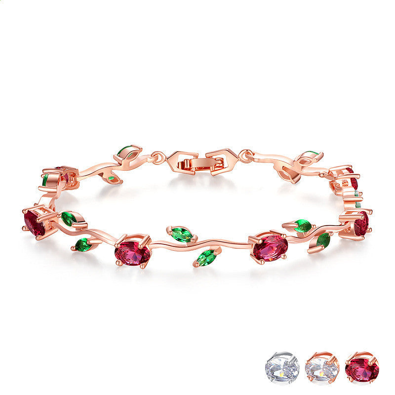 Zircon Crystal Cuff – Silver-Plated Everyday Sparkle